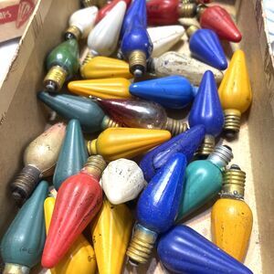 Vintage GE C6 Christmas Light Bulbs Working 30 PCs